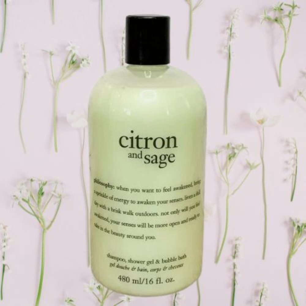 Philosophy Women's Shampoo, Shower Gel and Bubble Bath - Citron and Sage, 16 oz